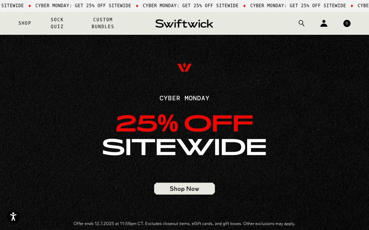 Swiftwick screenshot