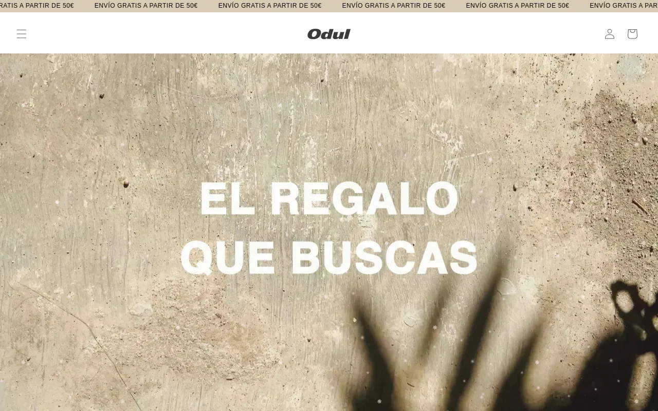 Odul website screenshot