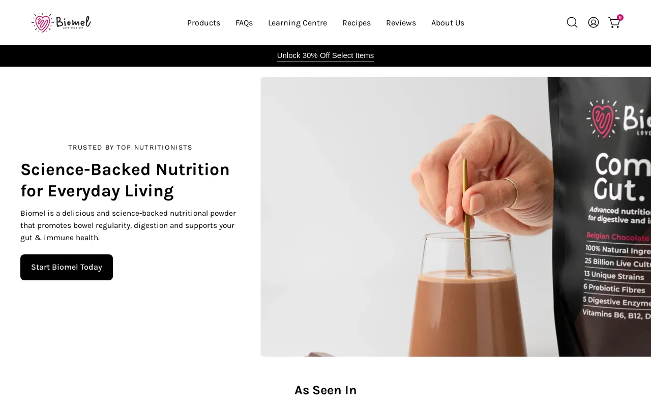 Biomel | Love Your Gut screenshot