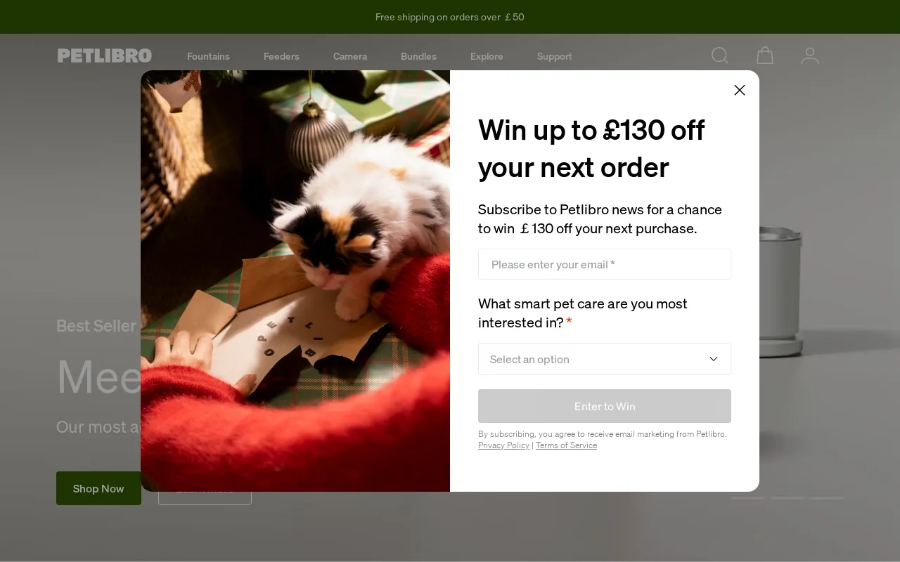 Petlibro UK screenshot