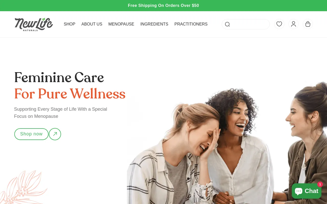 NewLife Naturals screenshot