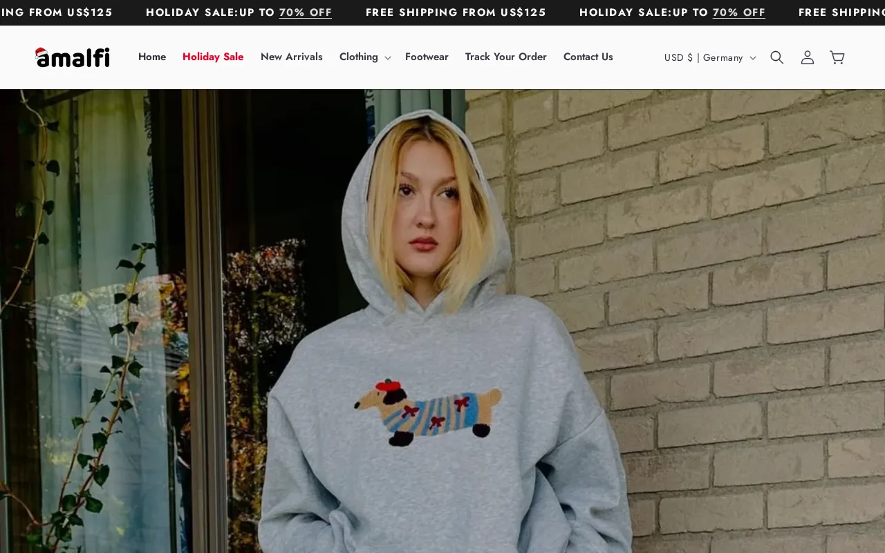 Amalfi Fabrics screenshot