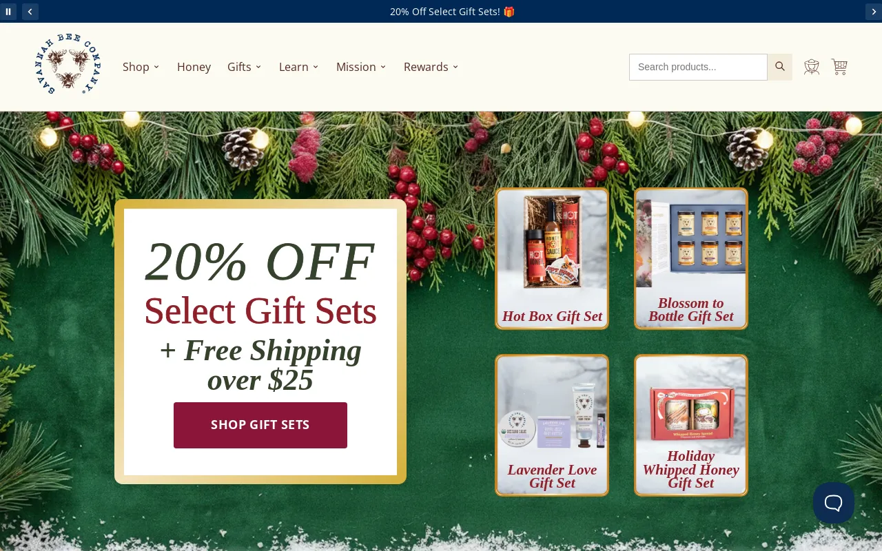 Savannah Bee Company screenshot