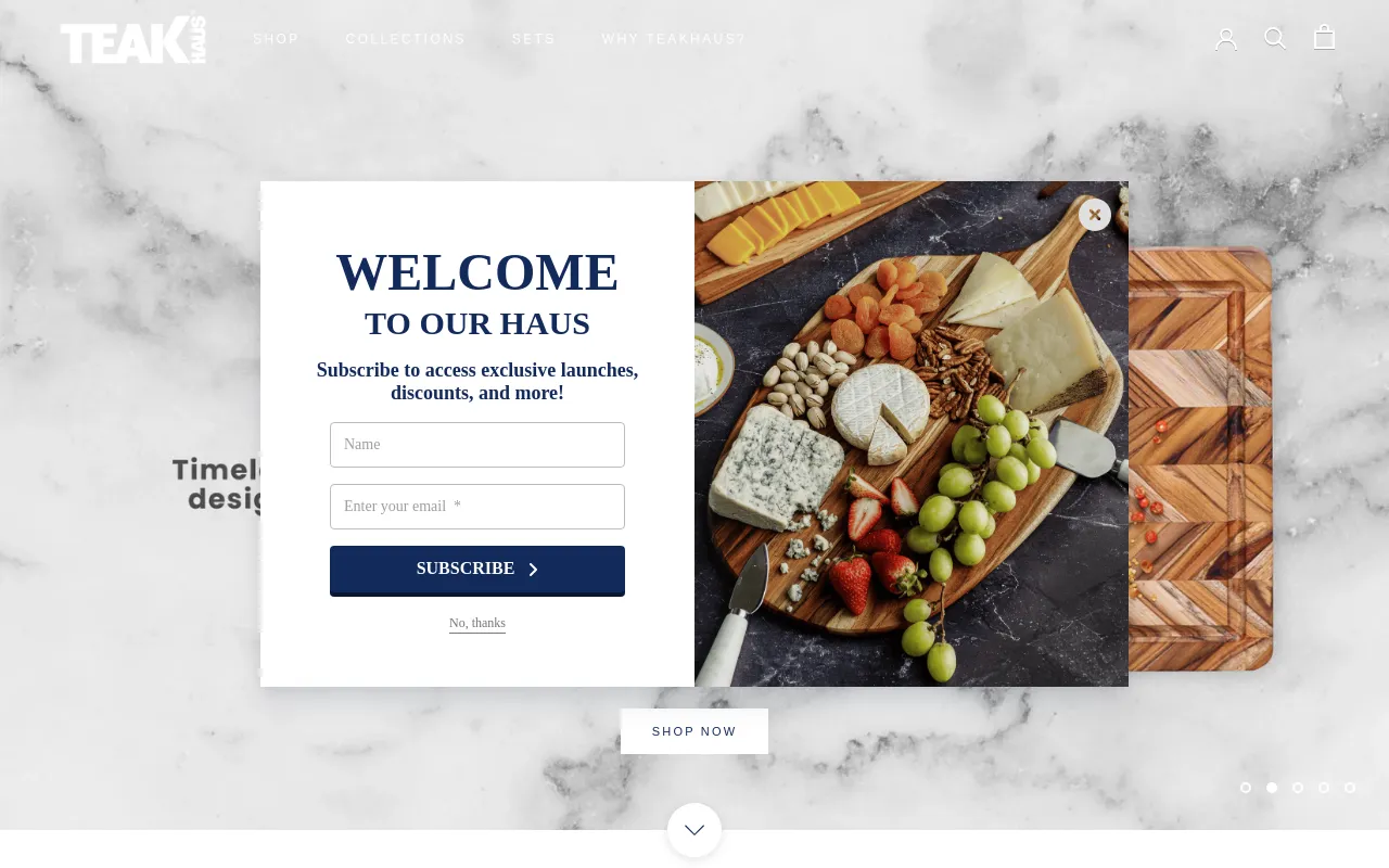 TEAKHAUS, LLC screenshot