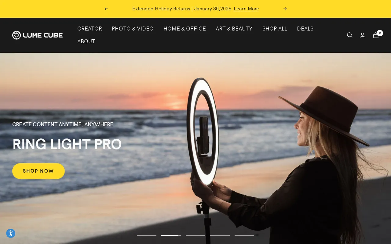 Lume Cube, Inc. screenshot