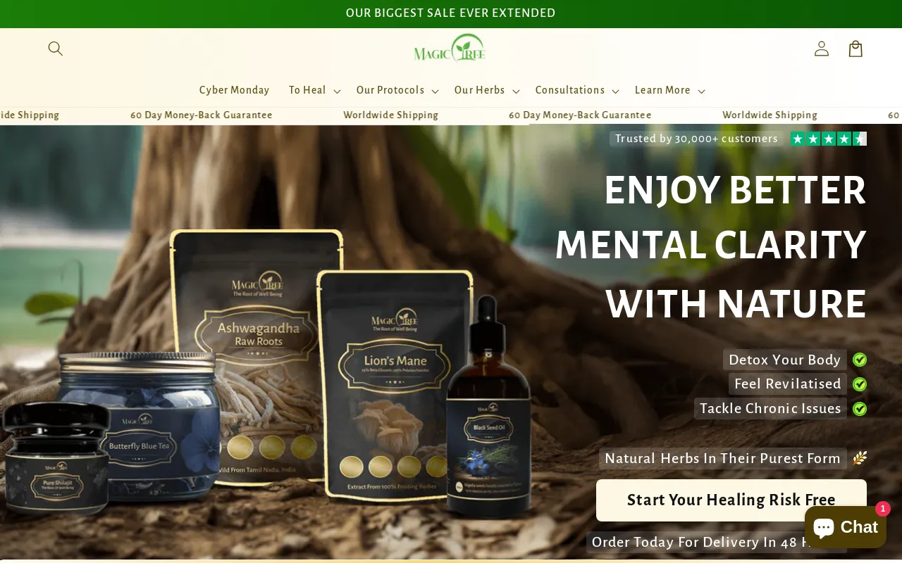 MagicTree Superfoods screenshot