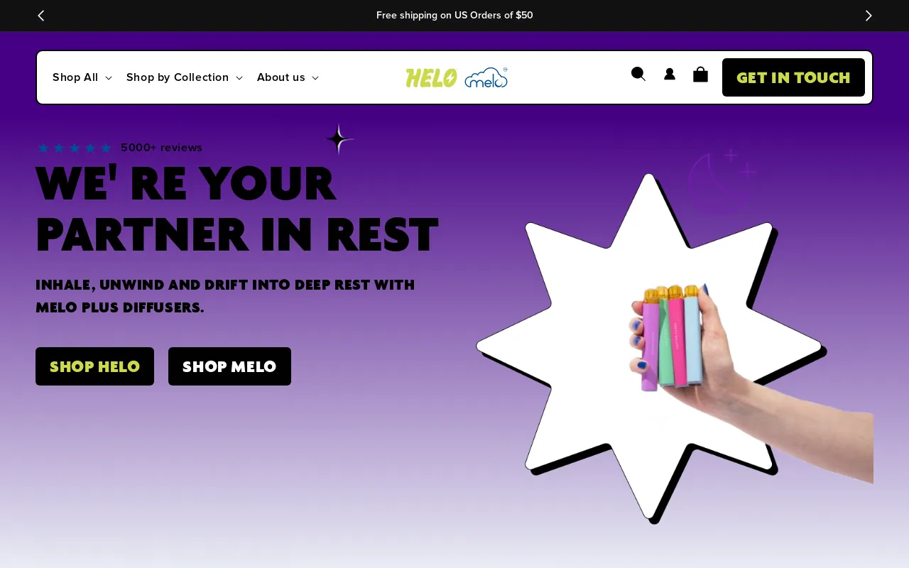 trymeloair.com screenshot