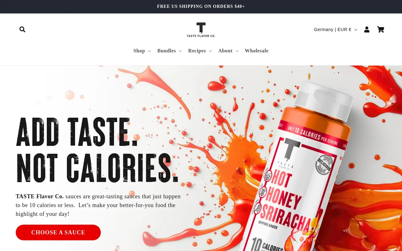 Taste Flavor Co. screenshot
