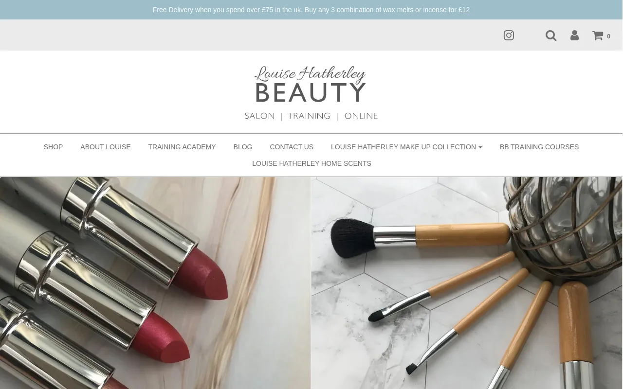 Louise Hatherley Beauty screenshot