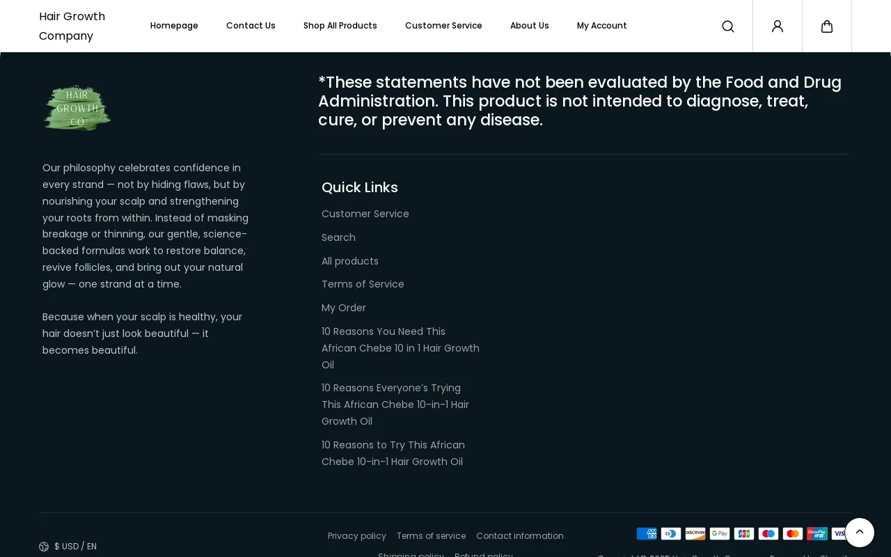 hairgrowthco.com screenshot