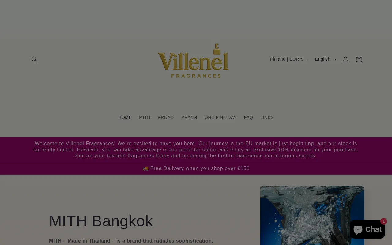 Villenel Fragrances screenshot