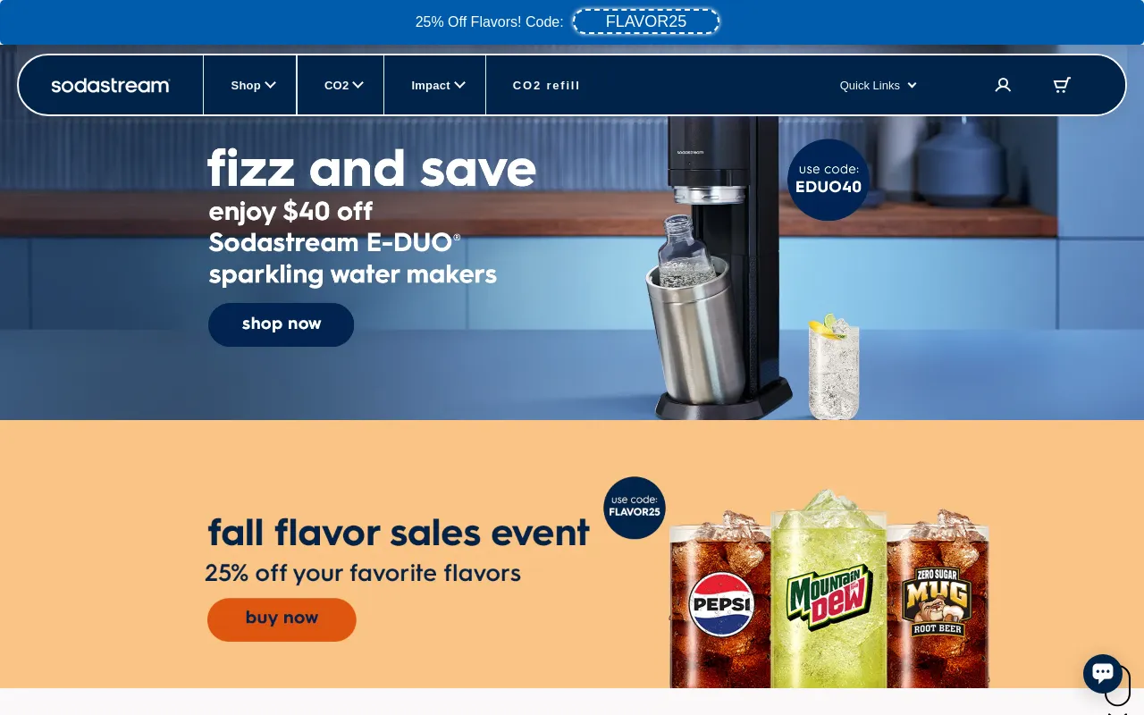 SodaStream Official screenshot