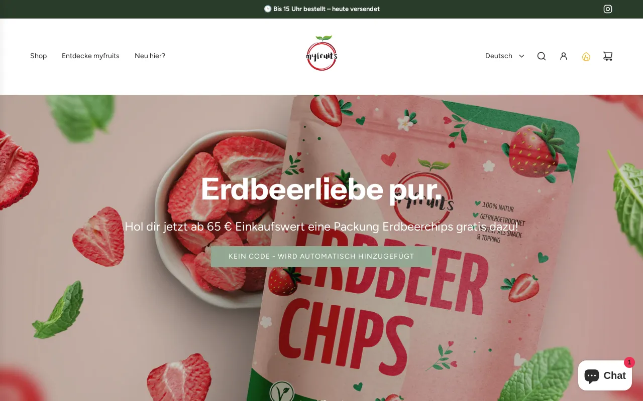 myfruits Shop screenshot