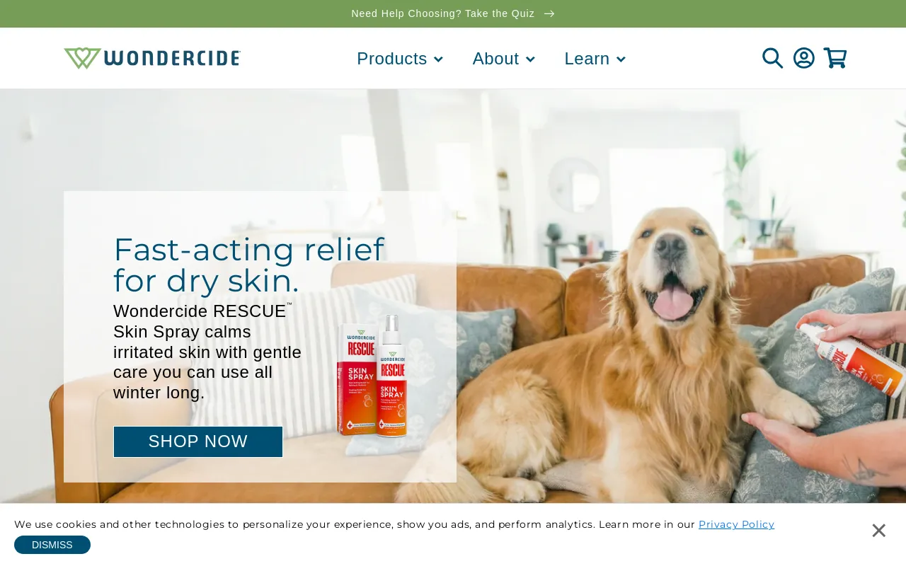 Wondercide screenshot