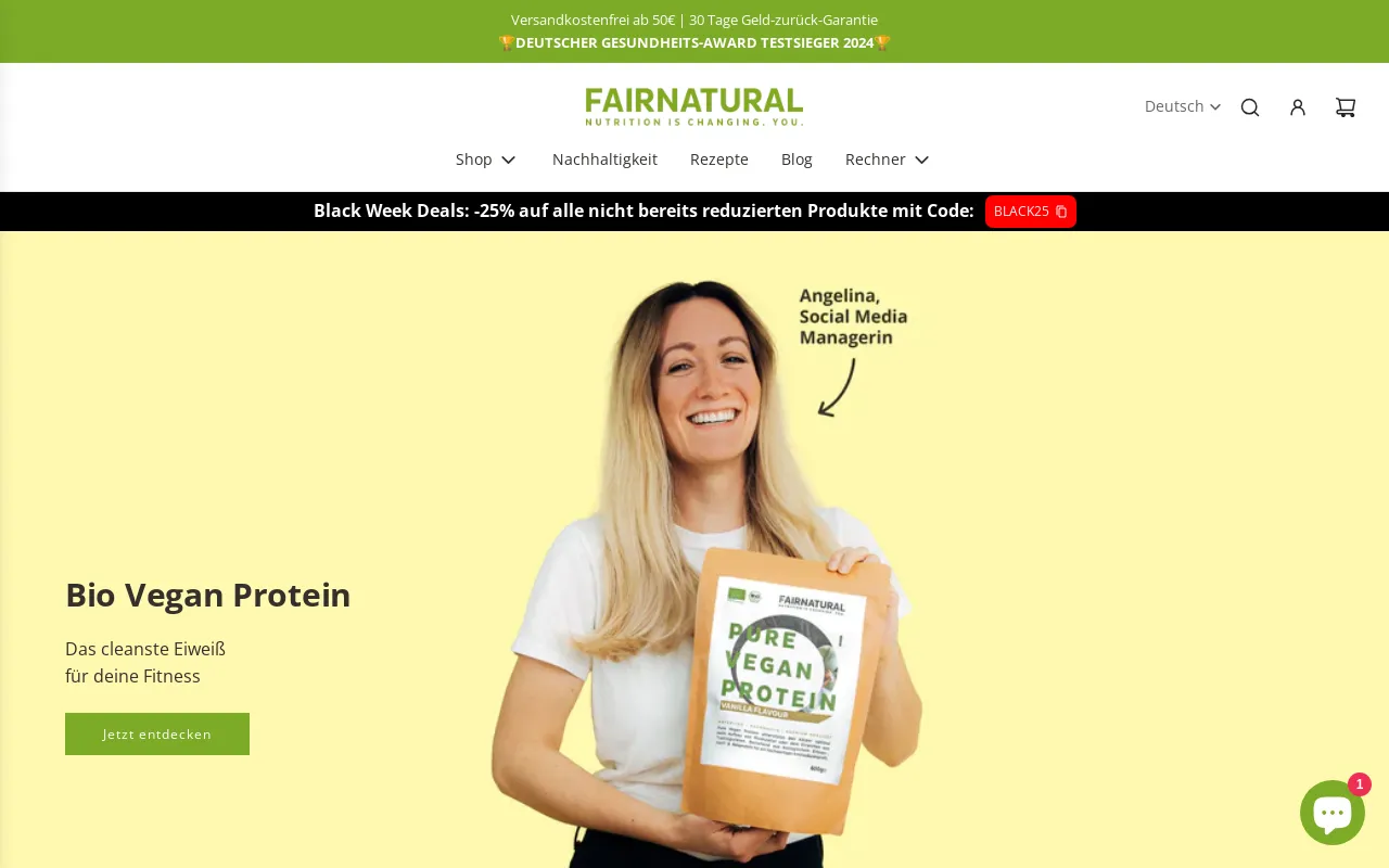 Fairnatural® screenshot