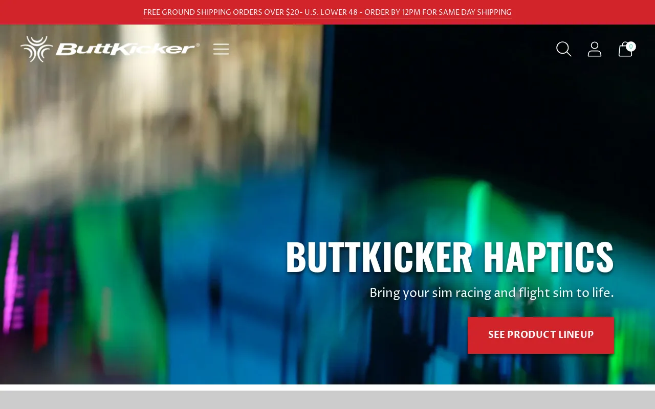ButtKicker Haptics screenshot