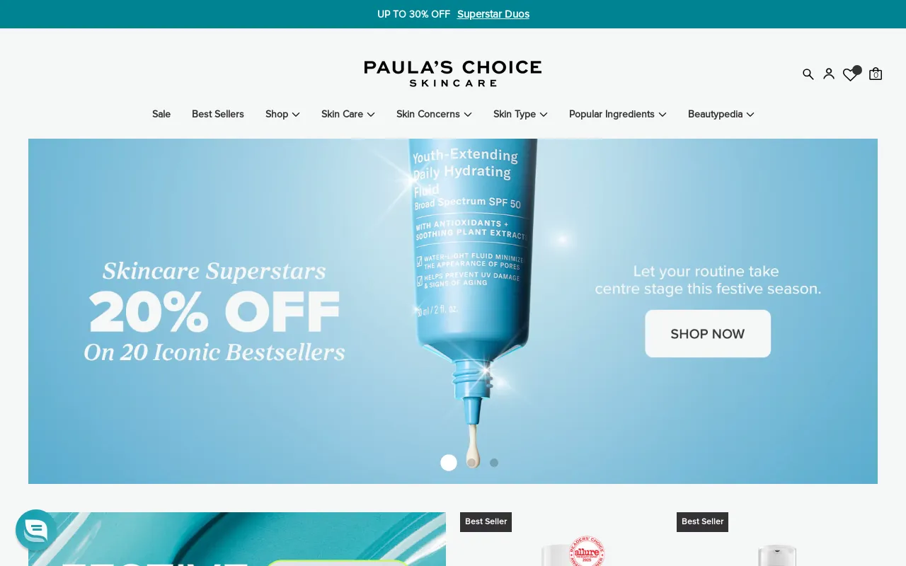 Paula's Choice screenshot