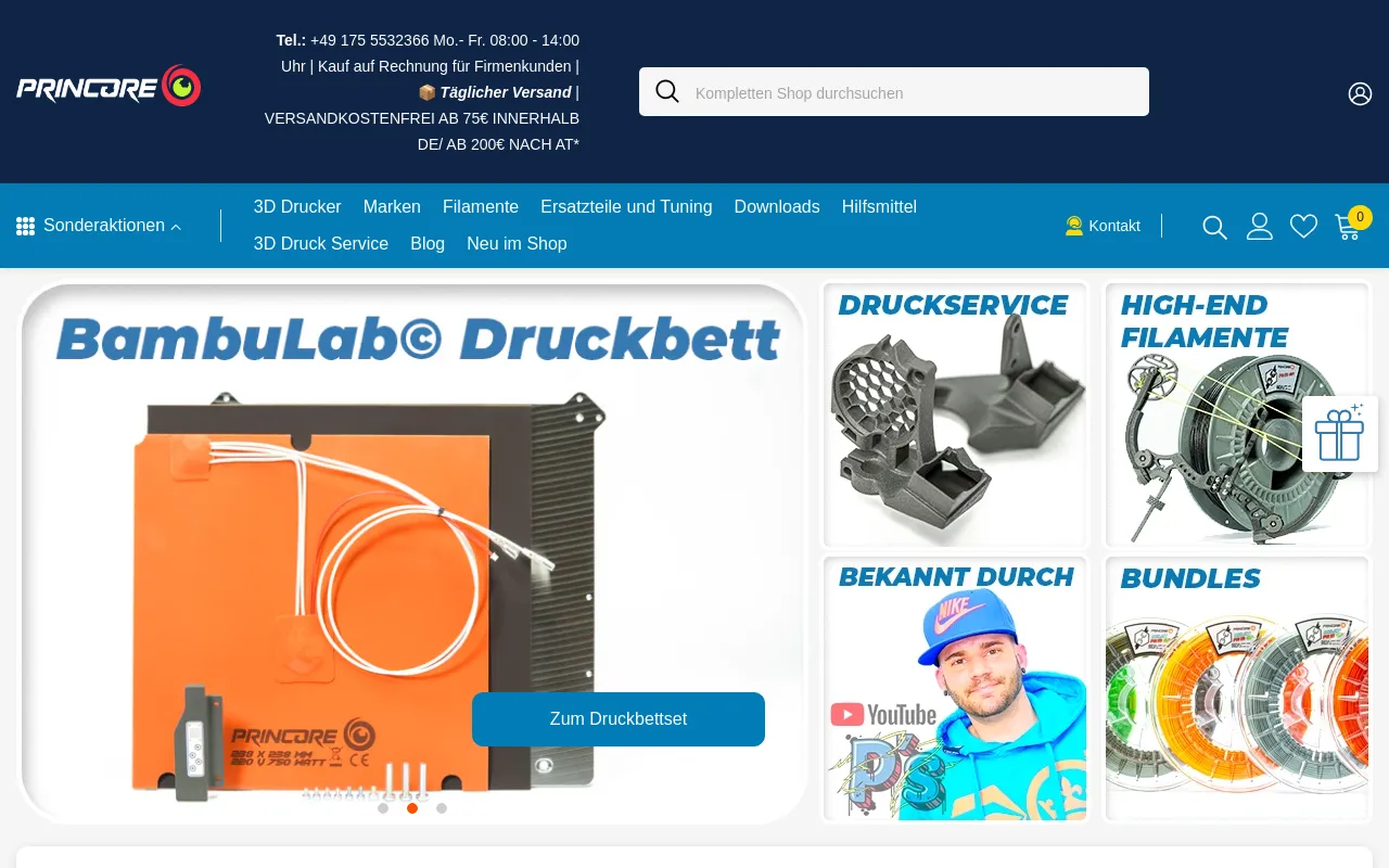 Princore GmbH screenshot