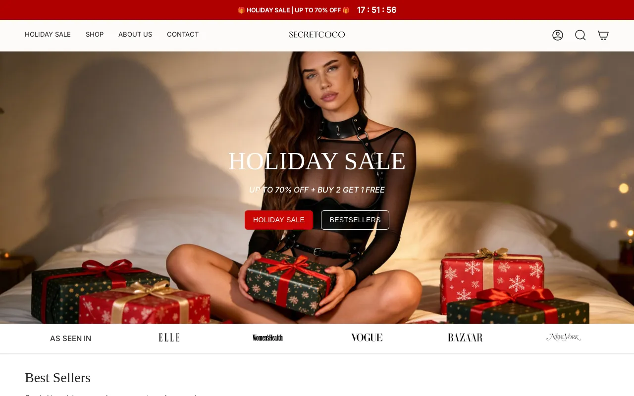 SECRETCOCO INT screenshot