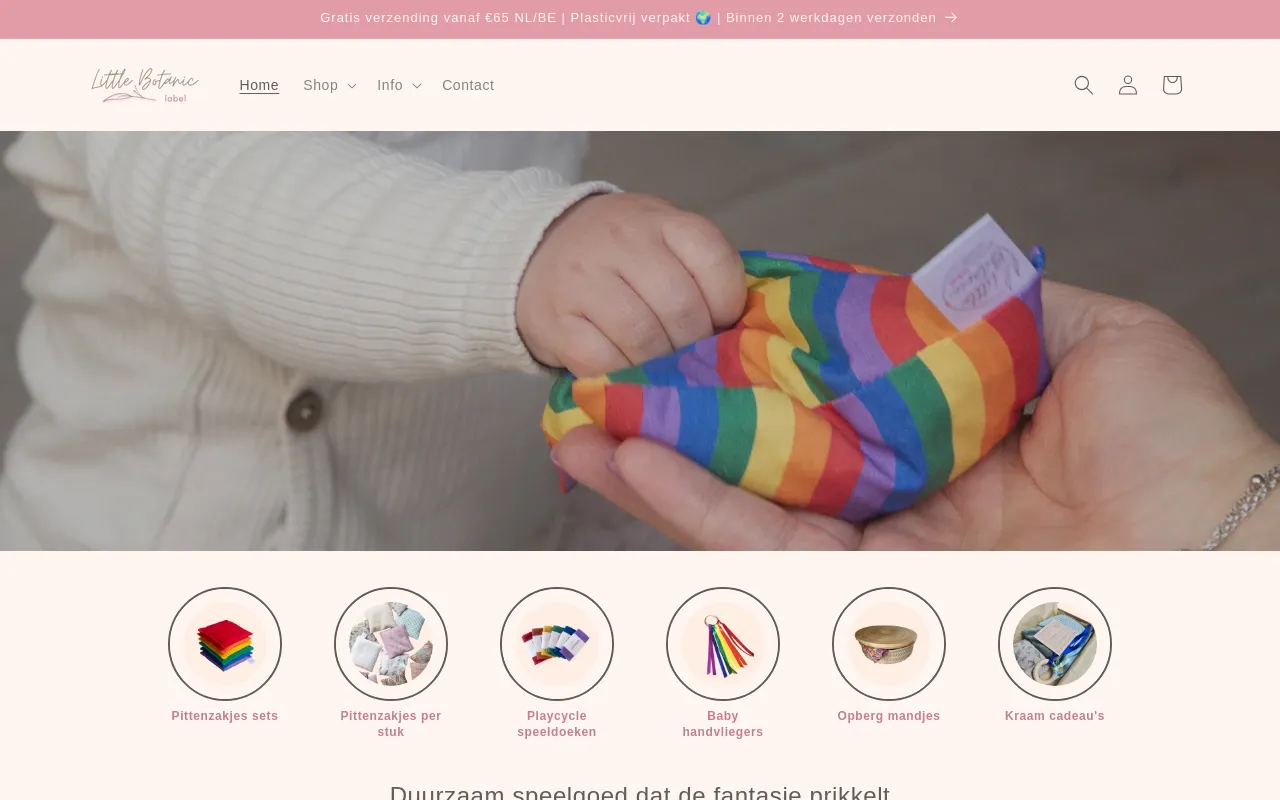 www.littlebotaniclabel.nl screenshot