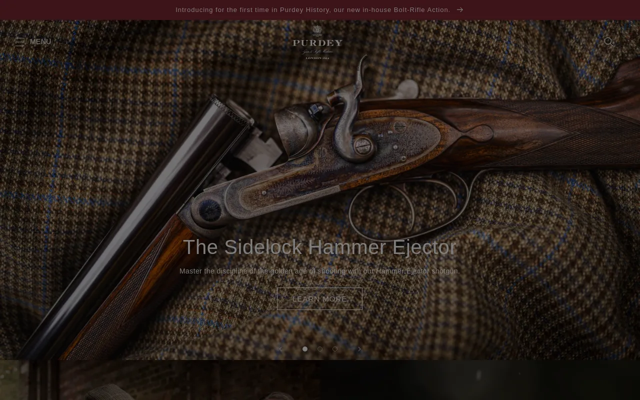 Purdey - Richemont Group screenshot