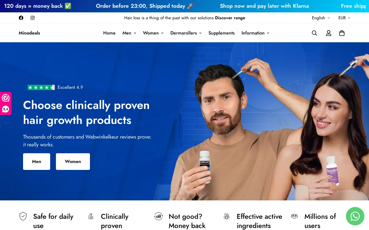 Minodeals screenshot