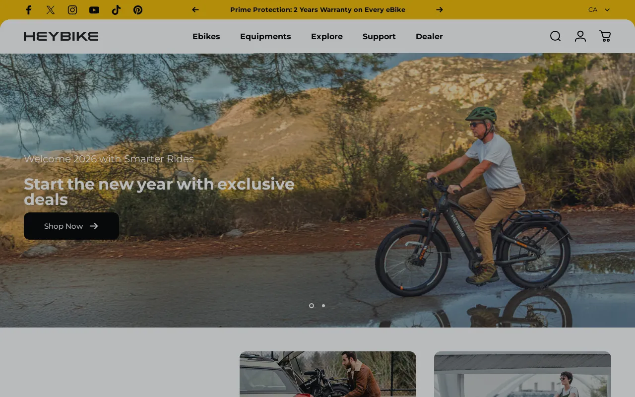 Heybike CA screenshot