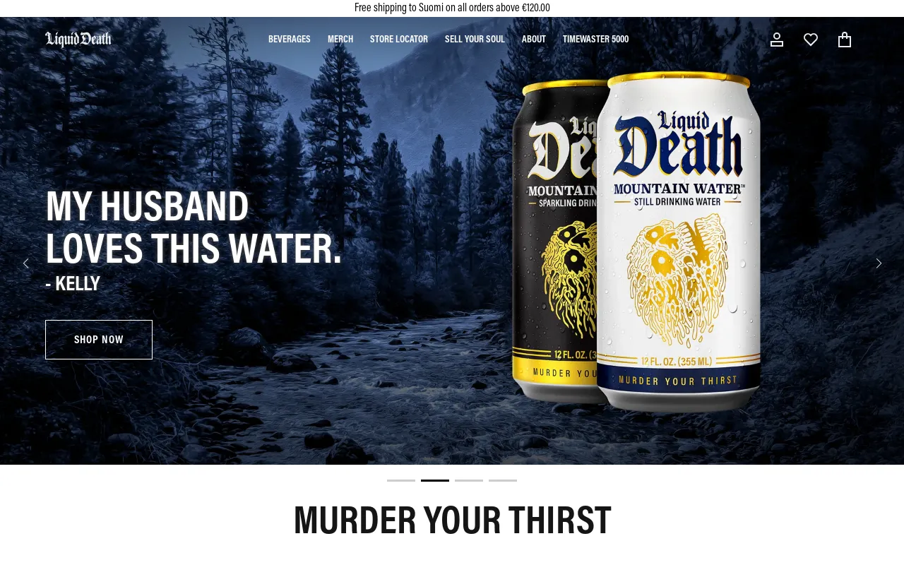 Liquid Death screenshot