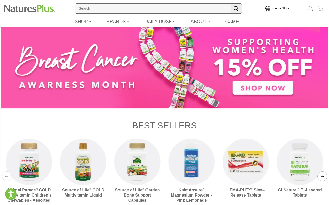 NaturesPlus screenshot