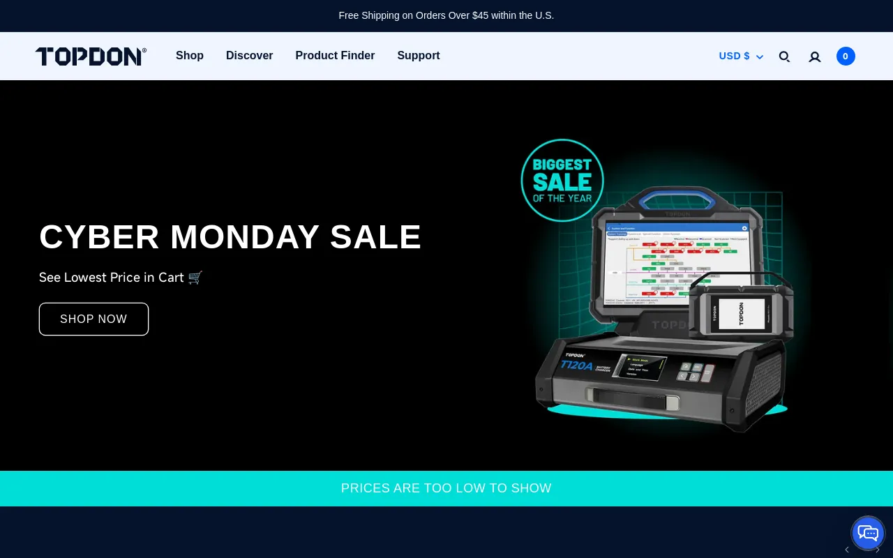 TOPDON USA screenshot