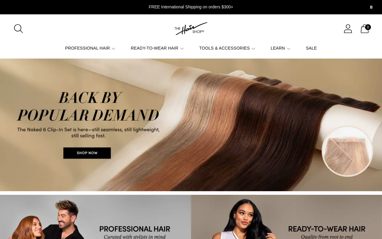 The Hair Shop screenshot