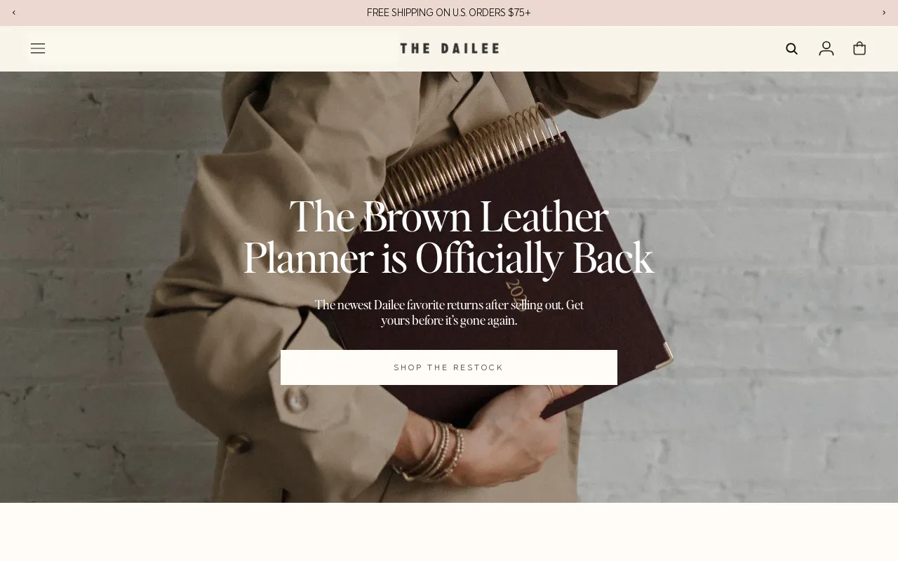 The Dailee screenshot