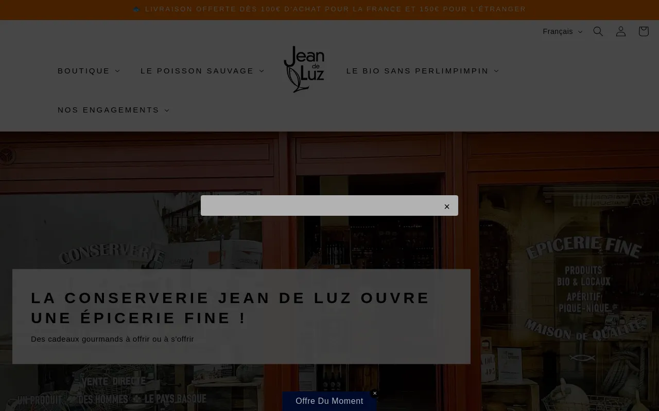 Conserverie Jean de Luz screenshot