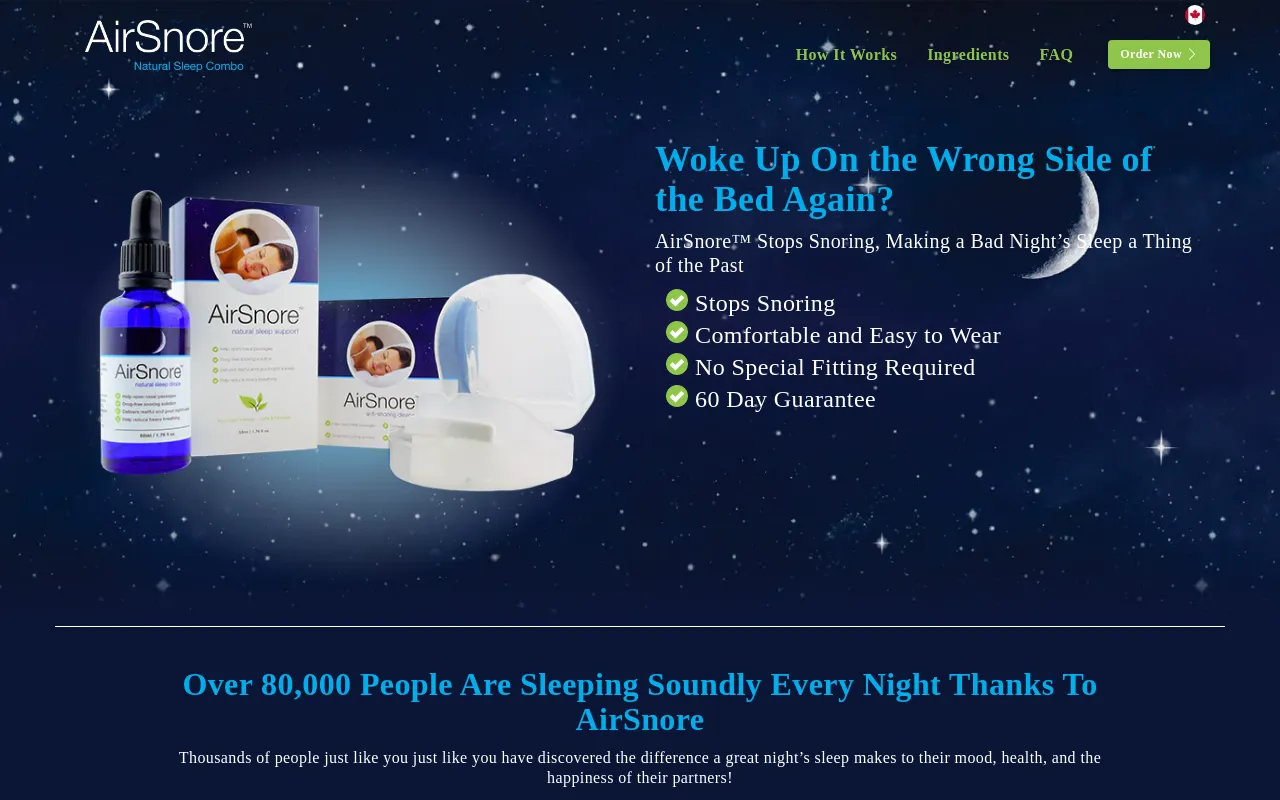 AirSnore screenshot