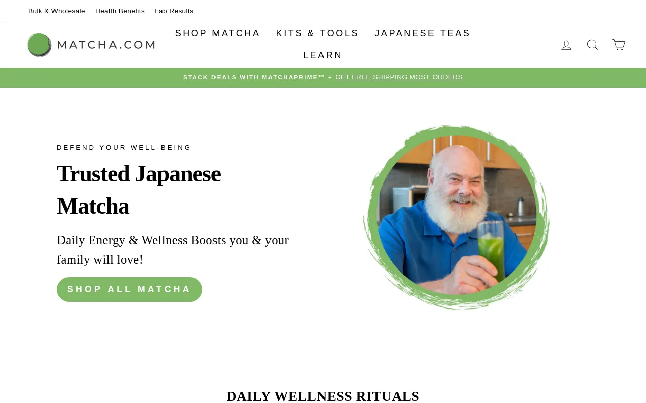 Matcha.com screenshot