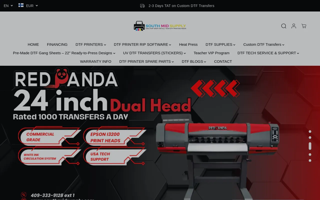Southmidsupply.com screenshot