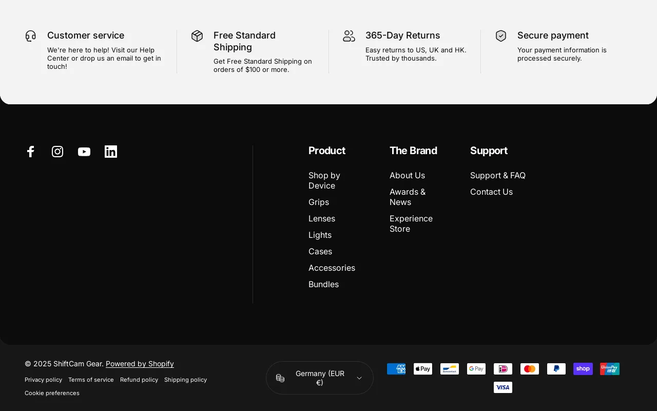 ShiftCam Gear screenshot