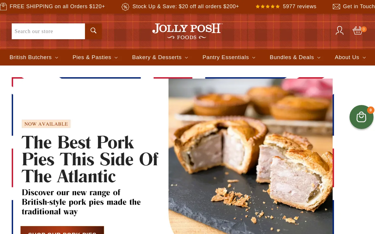 Jolly Posh Foods screenshot