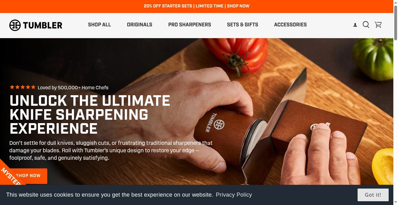 Tumbler Rolling Knife Sharpener screenshot