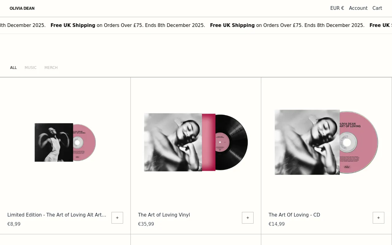 Olivia Dean screenshot