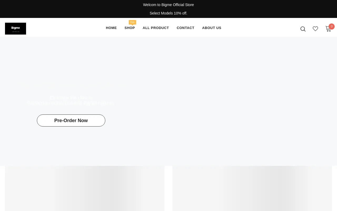 Bigme Euro Shop screenshot