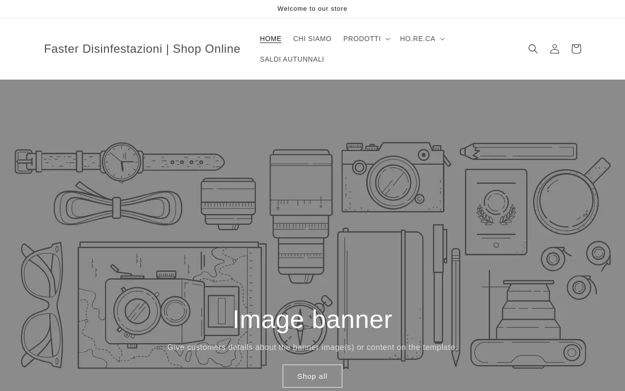 Faster Disinfestazioni | Shop Online screenshot