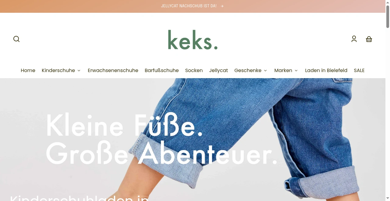 keks. website screenshot