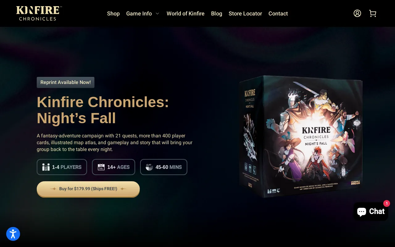 Kinfire Chronicles screenshot