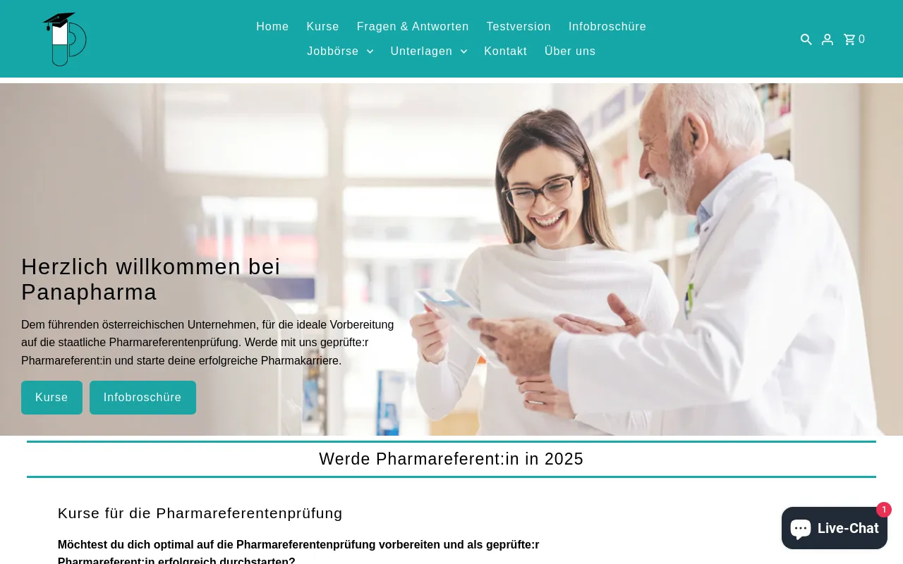 Pharmareferent.at screenshot
