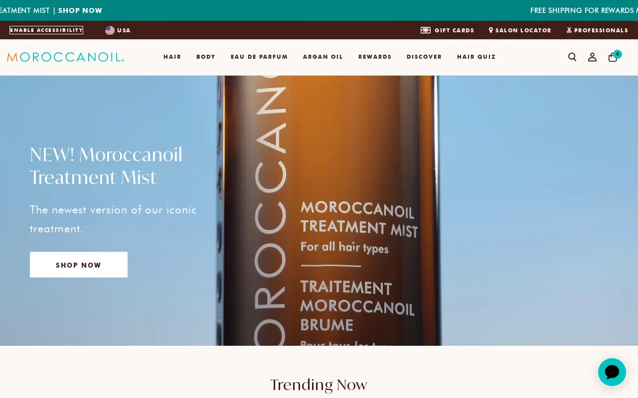 Moroccanoil screenshot