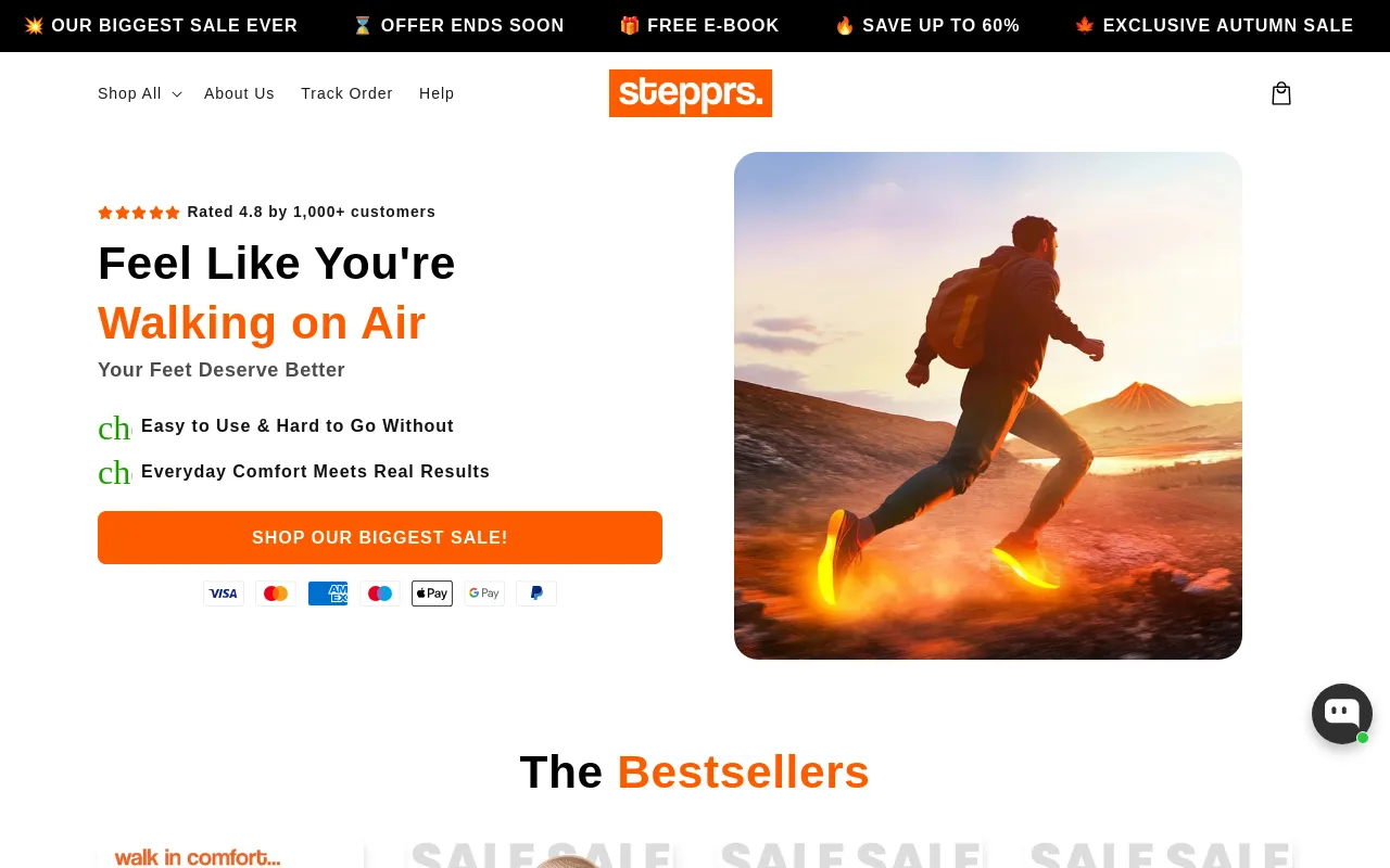 Stepprs screenshot