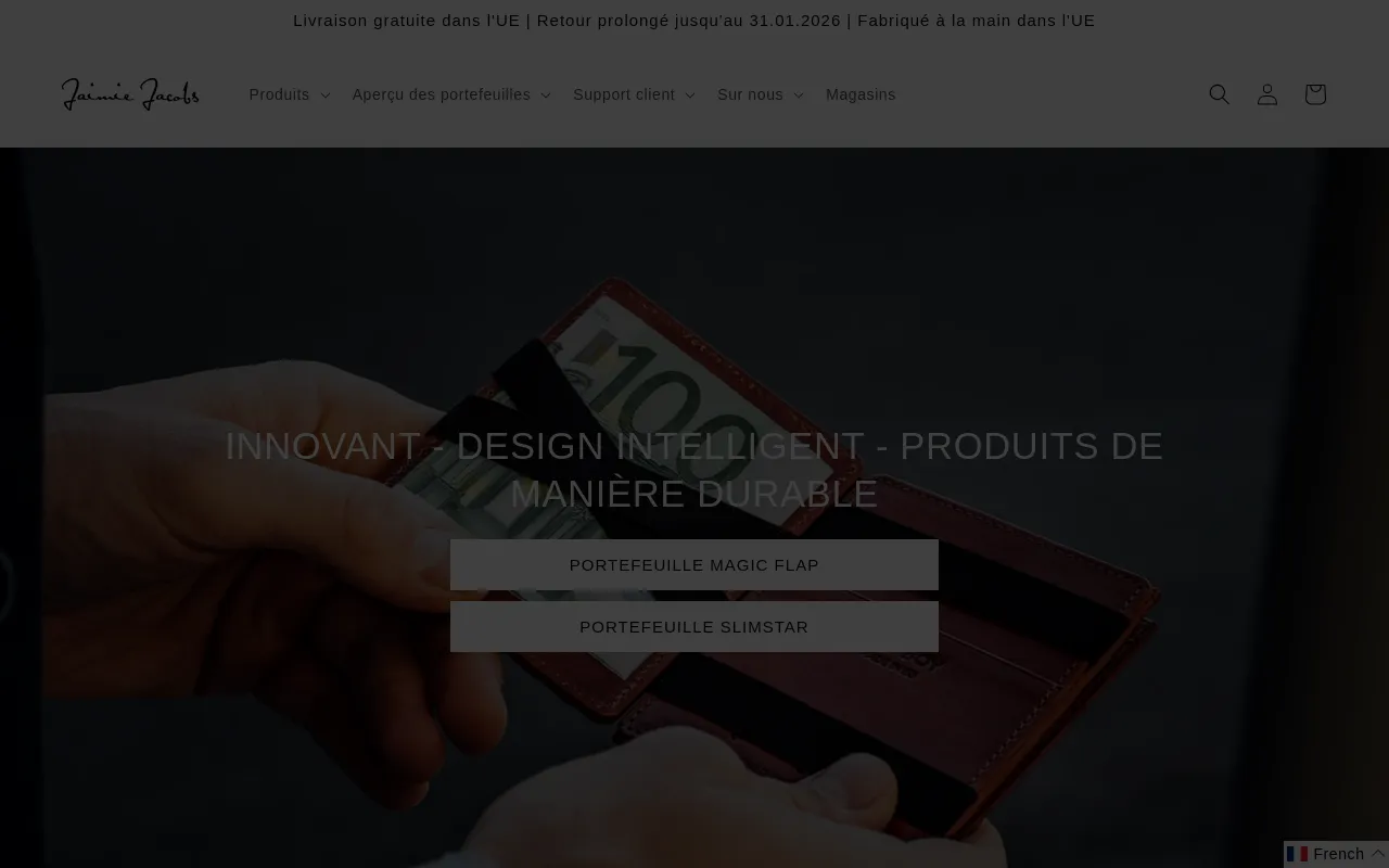 Jaimie Jacobs website screenshot