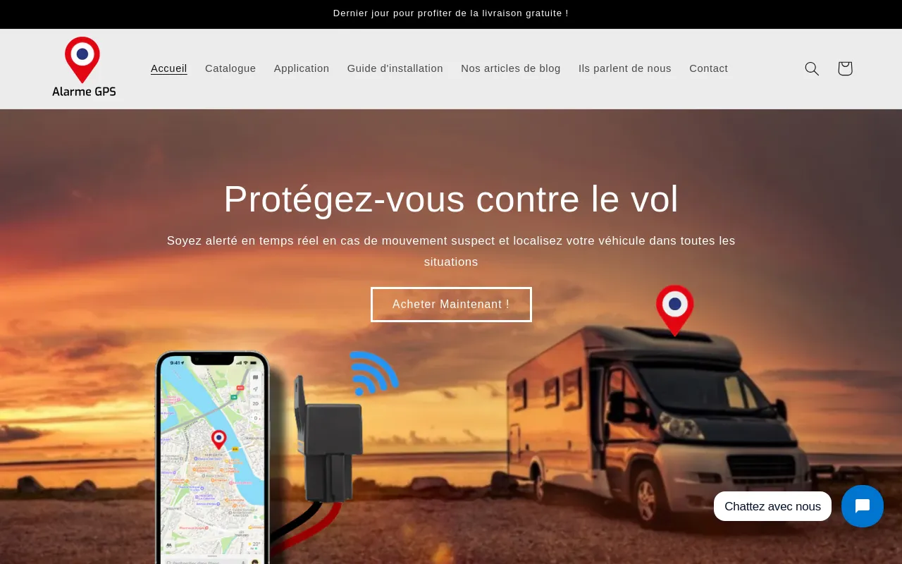 Alarme GPS screenshot