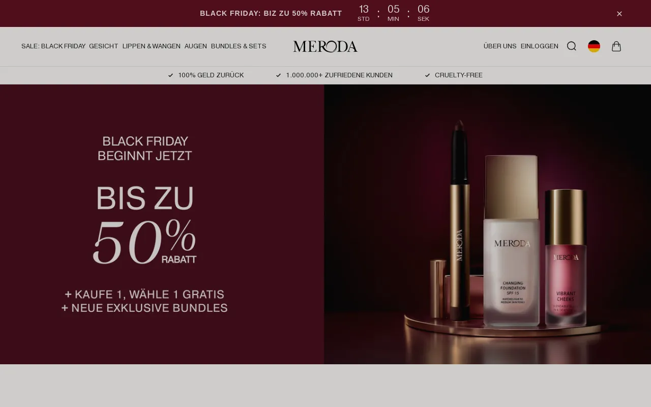 Meroda Cosmetics screenshot